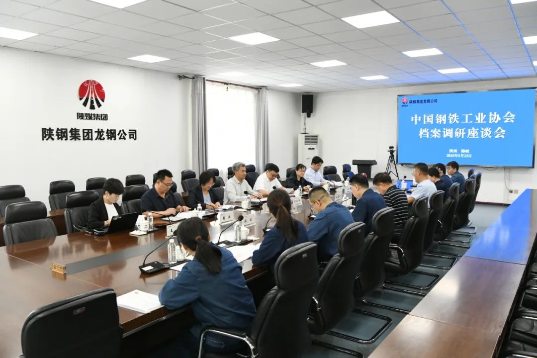 中國鋼鐵工業(yè)協(xié)會(huì)蘇長永一行到陜鋼集團(tuán)專題調(diào)研檔案工作