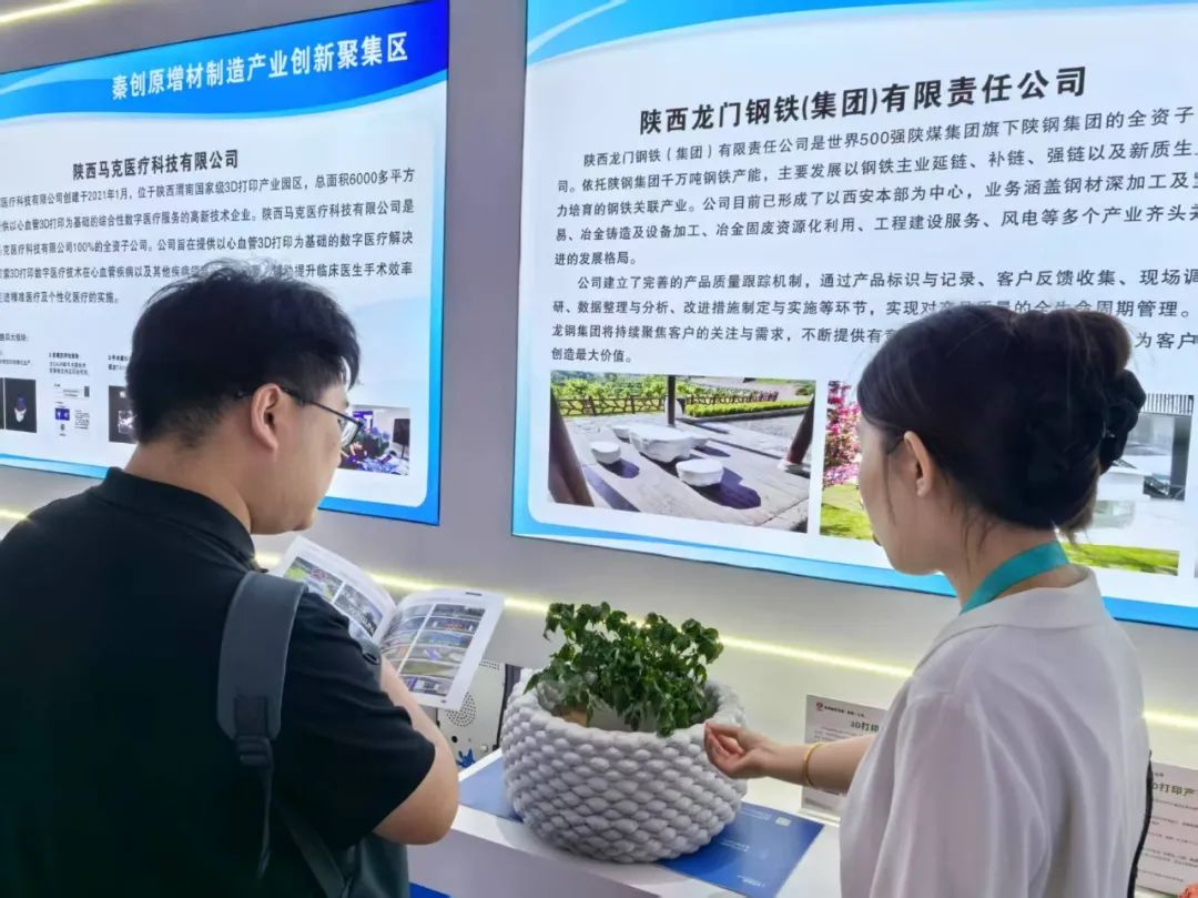 展現(xiàn) 3D 打印技術(shù)魅力，深化合作新機(jī)遇——龍鋼集團(tuán) 3D 打印產(chǎn)品亮相絲博會(huì)
